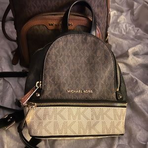 Michael kors mini backpack purse